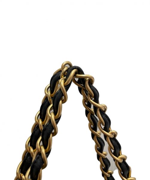 CHANEL（シャネル）CHANEL (シャネル) チェーンストロートートバッグ ブラック サイズ:-の古着・服飾アイテム
