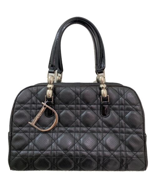 Christian Dior（クリスチャン ディオール）Christian Dior (クリスチャン ディオール) カナージュ ハンドバッグ ブラック サイズ:-の古着・服飾アイテム