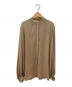 THE ROWザ ロウ）の古着「ボリュームスリーブシルクシャツブラウス」｜ベージュ