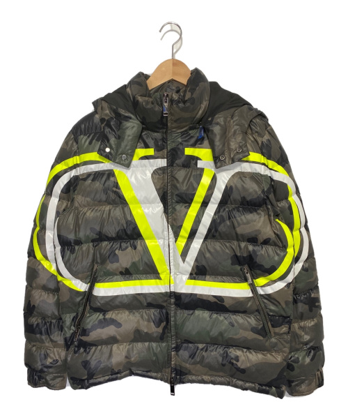 VALENTINO（ヴァレンティノ）VALENTINO (ヴァレンティノ) ダウンジャケット カモフラ サイズ:48の古着・服飾アイテム