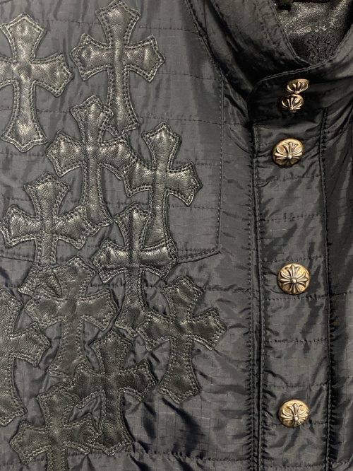 CHROME HEARTS（クロムハーツ）CHROME HEARTS (クロムハーツ) クロスパッチナイロンベスト サイズ:Sの古着・服飾アイテム