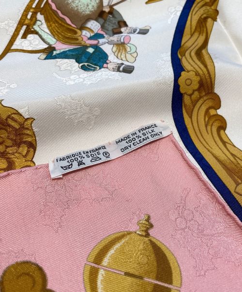 HERMES（エルメス）HERMES (エルメス) カレ90 ピンク サイズ:90の古着・服飾アイテム