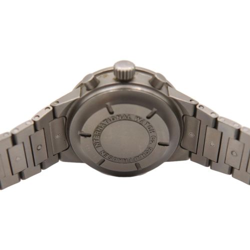 IWC（アイダブリューシー）IWC (アイダブリューシー) クロノグラフ ブラック サイズ:40mmの古着・服飾アイテム