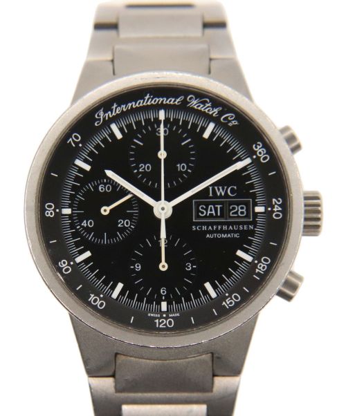 IWC（アイダブリューシー）IWC (アイダブリューシー) クロノグラフ ブラック サイズ:40mmの古着・服飾アイテム