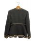 CHANEL (シャネル) ココマークボタンツイードジャケット ブラック サイズ:36：348000円