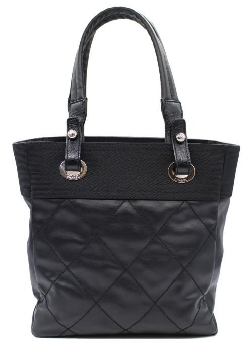 CHANEL（シャネル）CHANEL (シャネル) パリビアリッツ PM  ブラック サイズ:PMの古着・服飾アイテム