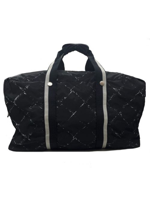 CHANEL（シャネル）CHANEL (シャネル) トラベルライン ナイロンボストンバッグ ブラック サイズ:-の古着・服飾アイテム