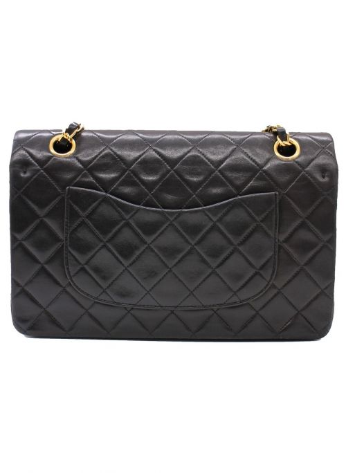 CHANEL（シャネル）CHANEL (シャネル) ダブルフラップ マトラッセ ブラック サイズ:25の古着・服飾アイテム