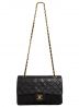 中古・古着 CHANEL (シャネル) ダブルフラップ マトラッセ ブラック サイズ:25：498000円