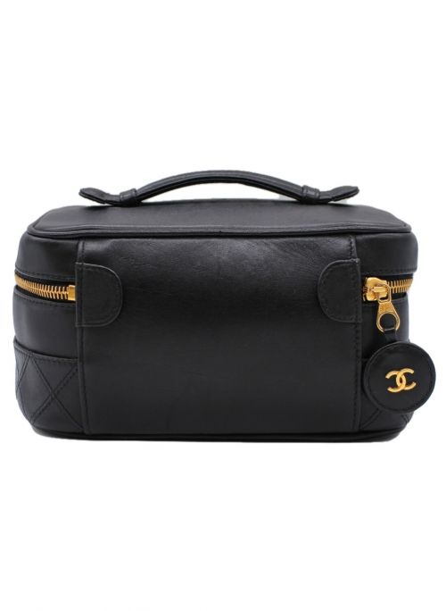 CHANEL（シャネル）CHANEL (シャネル) バニティバッグ ブラック サイズ:-の古着・服飾アイテム