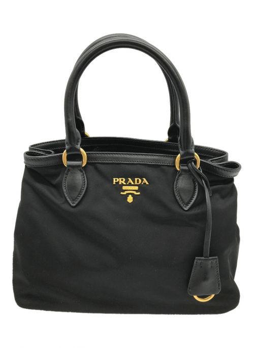 PRADA（プラダ）PRADA (プラダ) 2WAYナイロンハンドバッグ ブラック サイズ:下記参照の古着・服飾アイテム
