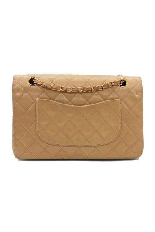 CHANEL（シャネル）CHANEL (シャネル) ダブルフラップ マトラッセ ベージュ サイズ:25の古着・服飾アイテム