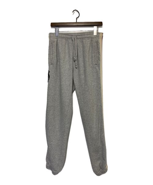 GUCCI（グッチ）GUCCI (グッチ) タイガーワッペンスウェットパンツ グレー サイズ:XSの古着・服飾アイテム