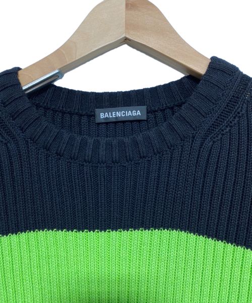 BALENCIAGA（バレンシアガ）BALENCIAGA (バレンシアガ) ボーダーニット サイズ:Sの古着・服飾アイテム