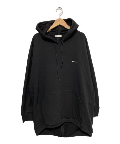 BALENCIAGA（バレンシアガ）BALENCIAGA (バレンシアガ) スモールロゴパーカー ブラック サイズ:Sの古着・服飾アイテム