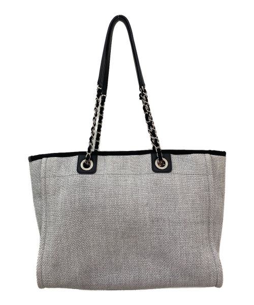 CHANEL（シャネル）CHANEL (シャネル) ドーヴィルMM  ライトグレー サイズ:MMの古着・服飾アイテム