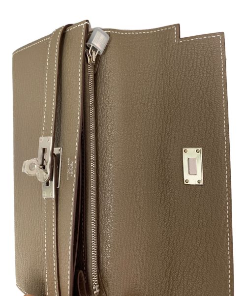 HERMES（エルメス）HERMES (エルメス) ケリーウォレット エトゥープ サイズ:-の古着・服飾アイテム