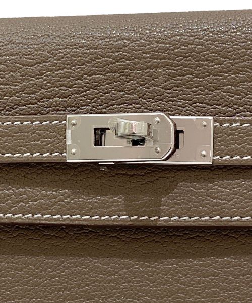 HERMES（エルメス）HERMES (エルメス) ケリーウォレット エトゥープ サイズ:-の古着・服飾アイテム