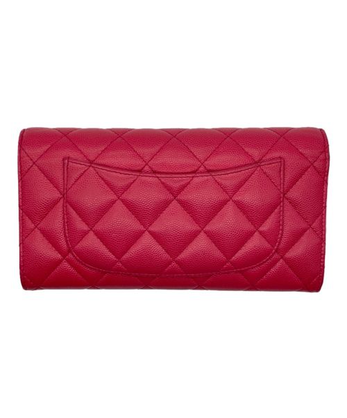 CHANEL（シャネル）CHANEL (シャネル) ココマーク長財布 ピンク サイズ:-の古着・服飾アイテム