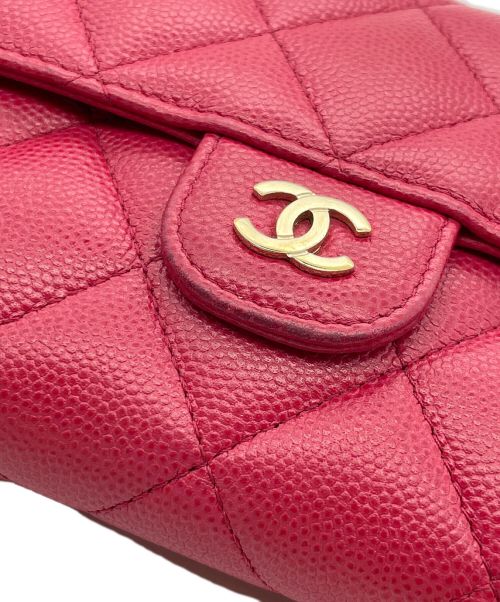 CHANEL（シャネル）CHANEL (シャネル) ココマーク長財布 ピンク サイズ:-の古着・服飾アイテム