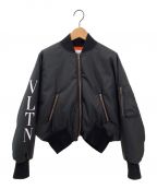 VALENTINOヴァレンティノ）の古着「MA-1ジャケット」｜ブラック
