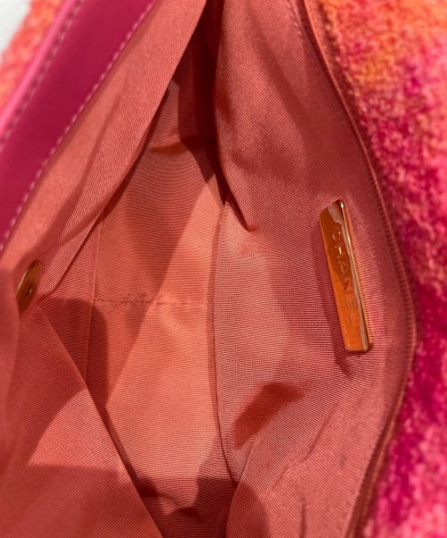 CHANEL（シャネル）CHANEL (シャネル) CHANEL19ツイードバッグ ピンク サイズ:25の古着・服飾アイテム