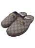 GUCCI（グッチ）の古着「ホースビット付きスリッパ」｜ベージュ
