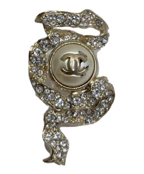 CHANEL（シャネル）CHANEL (シャネル) ラインストーンココマークピアス サイズ:-の古着・服飾アイテム
