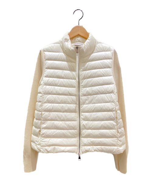 MONCLER（モンクレール）MONCLER (モンクレール) CARDIGAN TRICOT ホワイト サイズ:XSの古着・服飾アイテム