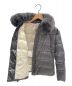 中古・古着 PRADA (プラダ) フォックスファー付ダウンジャケット グレー サイズ:40：59800円