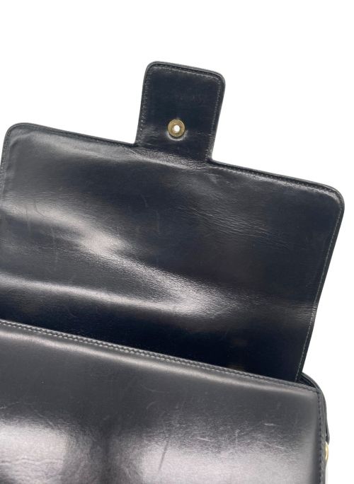 CELINE（セリーヌ）CELINE (セリーヌ) ブラゾン金具カーフショルダーバッグ ブラック サイズ:-の古着・服飾アイテム