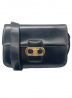 CELINE（セリーヌ）の古着「ブラゾン金具カーフショルダーバッグ」｜ブラック