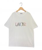 Diorディオール）の古着「Oversized Dior Flowers Tee」｜ホワイト