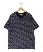 Diorディオール）の古着「Oversized Dior Oblique Beaded」｜ネイビー
