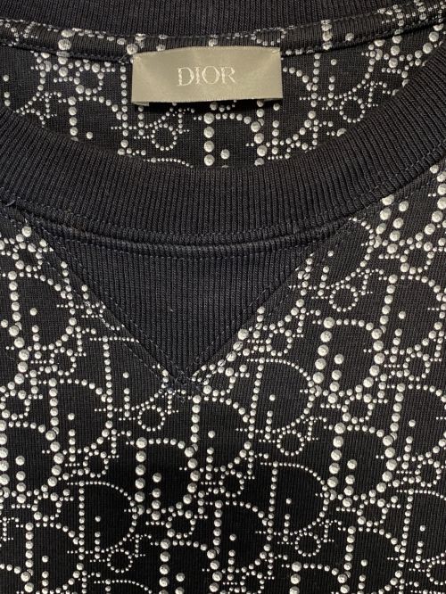 Dior（ディオール）Dior (ディオール) Oversized Dior Oblique Beaded  ネイビー サイズ:XXLの古着・服飾アイテム