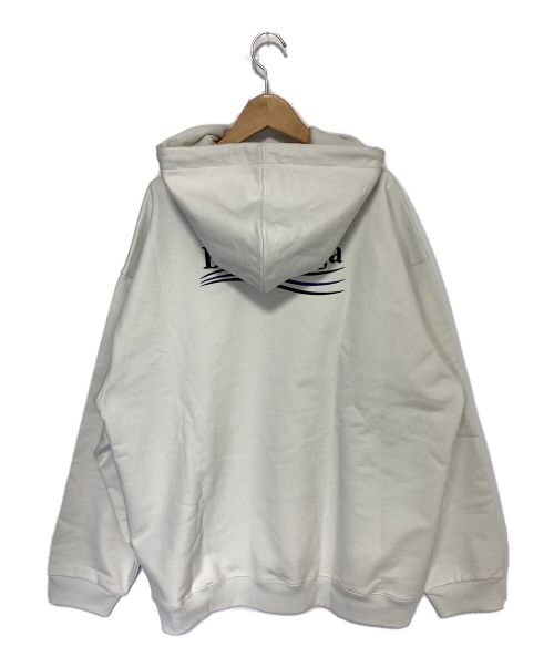 BALENCIAGA（バレンシアガ）BALENCIAGA (バレンシアガ) Political Campaign Logo Sweats オフホワイト サイズ:XLの古着・服飾アイテム