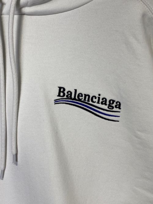 BALENCIAGA（バレンシアガ）BALENCIAGA (バレンシアガ) Political Campaign Logo Sweats オフホワイト サイズ:XLの古着・服飾アイテム
