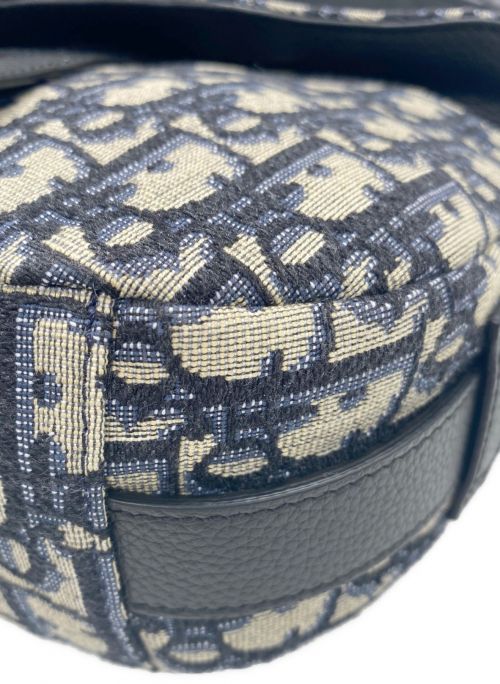 Christian Dior（クリスチャン ディオール）Christian Dior (クリスチャン ディオール) SADDLEミニソフトバッグ ネイビー サイズ:-の古着・服飾アイテム