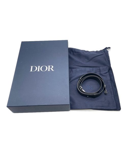 Christian Dior（クリスチャン ディオール）Christian Dior (クリスチャン ディオール) SADDLEミニソフトバッグ ネイビー サイズ:-の古着・服飾アイテム