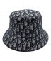 Dior（ディオール）の古着「Dior Oblique Bucket Hat」｜ネイビー