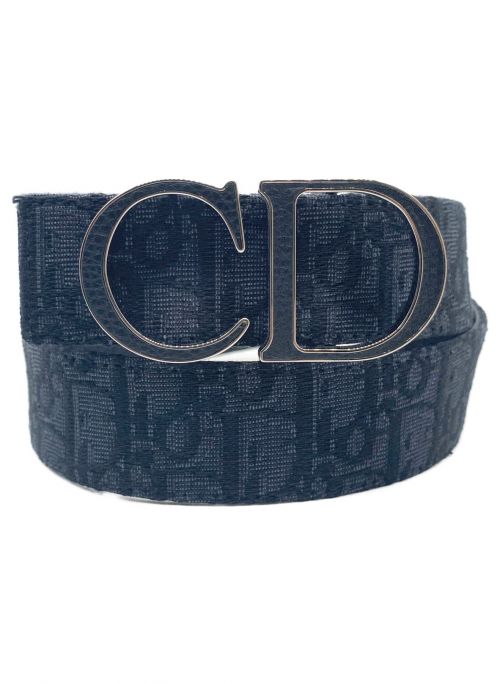 Christian Dior（クリスチャン ディオール）Christian Dior (クリスチャン ディオール) オブリークベルト ブラック サイズ:-の古着・服飾アイテム