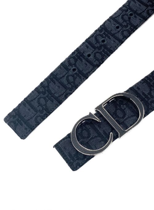 Christian Dior（クリスチャン ディオール）Christian Dior (クリスチャン ディオール) オブリークベルト ブラック サイズ:-の古着・服飾アイテム