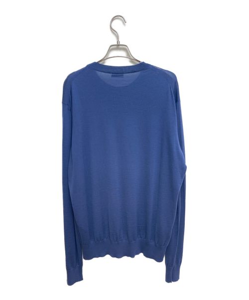 Christian Dior（クリスチャン ディオール）Christian Dior (クリスチャン ディオール) PULL ML CL COLR CARRE ネイビー サイズ:XXLの古着・服飾アイテム