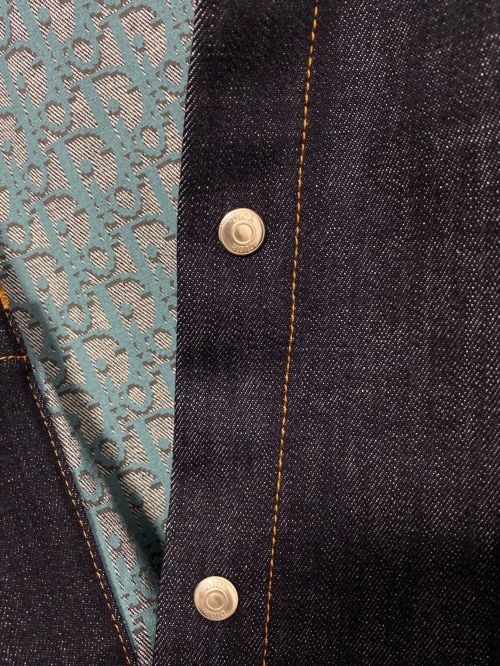 Dior（ディオール）Dior (ディオール) BLOUSON OVERSHIRT インディゴ サイズ:50の古着・服飾アイテム