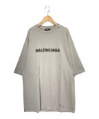 BALENCIAGAバレンシアガ）の古着「21AW Wide Fit T-Shirt」｜グレー