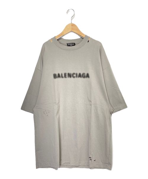 BALENCIAGA（バレンシアガ）BALENCIAGA (バレンシアガ) 21AW Wide Fit T-Shirt グレー サイズ:XXSの古着・服飾アイテム