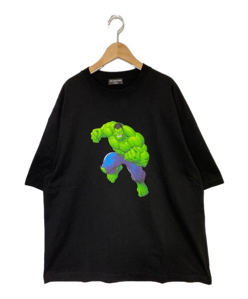 BALENCIAGA（バレンシアガ）BALENCIAGA (バレンシアガ) Hulk 2021 MARVEL Tee ブラック サイズ:XXLの古着・服飾アイテム