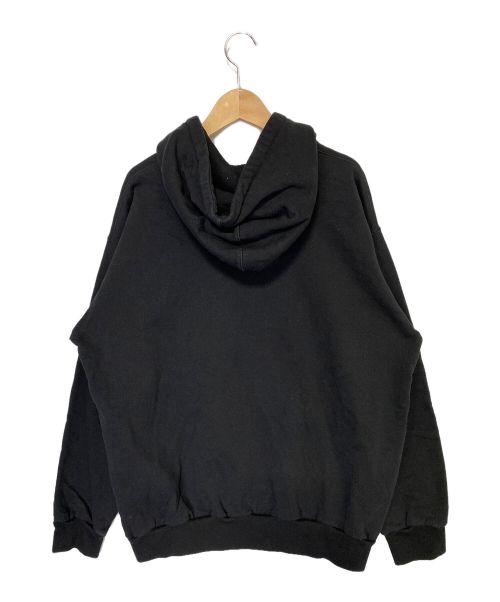 GUCCI（グッチ）GUCCI × THE NORTH FACE (グッチ × ザ ノースフェイス) フロントロゴプリントスウェットプルオーバーパーカー ブラック サイズ:Ｍの古着・服飾アイテム