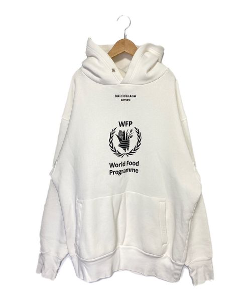 BALENCIAGA（バレンシアガ）BALENCIAGA (バレンシアガ)  BALENCIAGA WORLD FOOD PROGRAM ホワイト サイズ:Ｌの古着・服飾アイテム