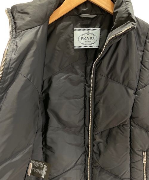 PRADA（プラダ）PRADA (プラダ) ダウンジャケット ネイビー サイズ:38の古着・服飾アイテム